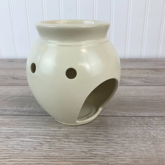 PartyLite Ceramic Wax Melting Pot Candle Warmer, Aroma Melts, Autumn Leaves - Picture 5 of 9